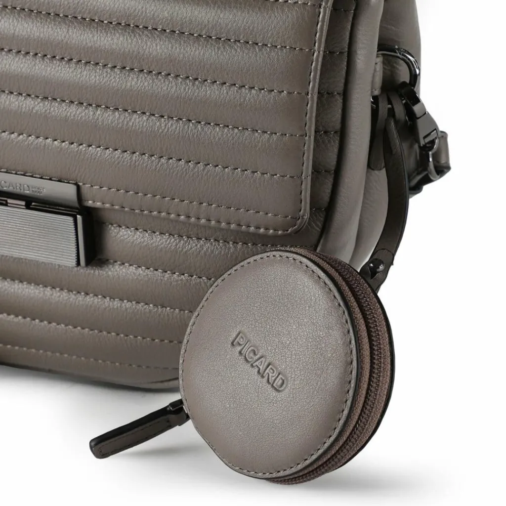 Picard Evolute Umhängetasche Leder 25 cm gravel