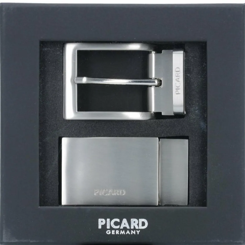 Herren Picard Gürtel Geschenkbox Leder 3tlg.