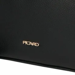 Hot Picard Java Umhängetasche Leder 22 cm schwarz