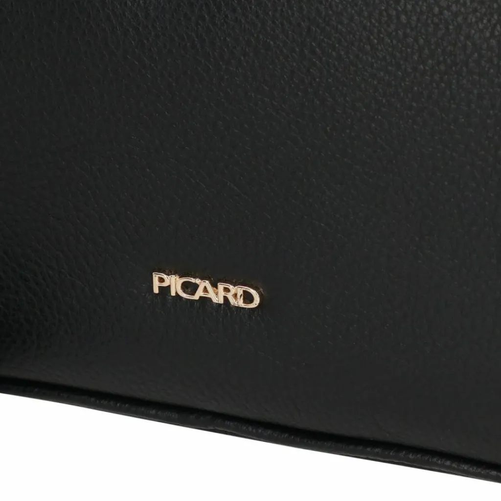 Hot Picard Java Umhängetasche Leder 22 cm schwarz