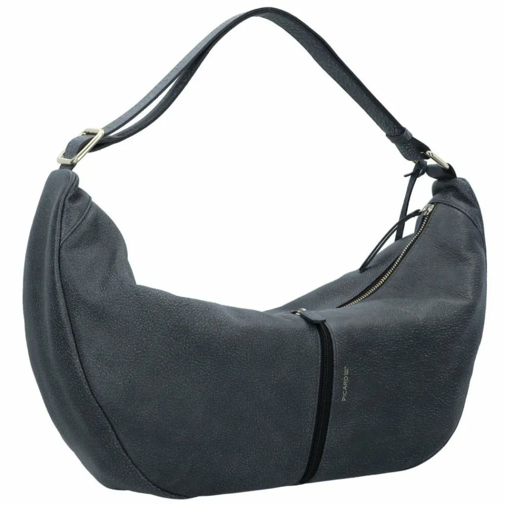 Picard Schultertaschen|Henkeltaschen<Kapstadt Schultertasche Leder 53 cm schwarz