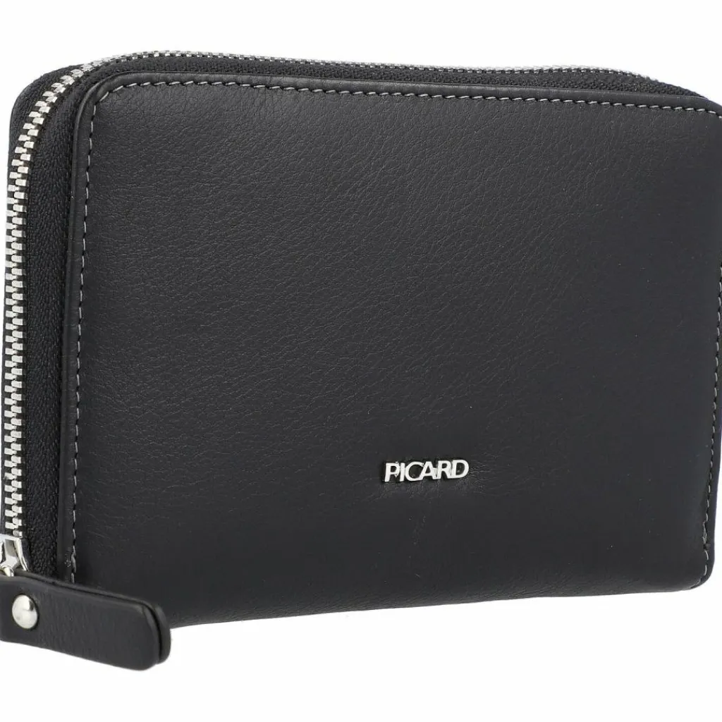 Picard Damengeldbörsen Querformat<Ladysafe Geldbörse RFID Leder 14,5 cm schwarz