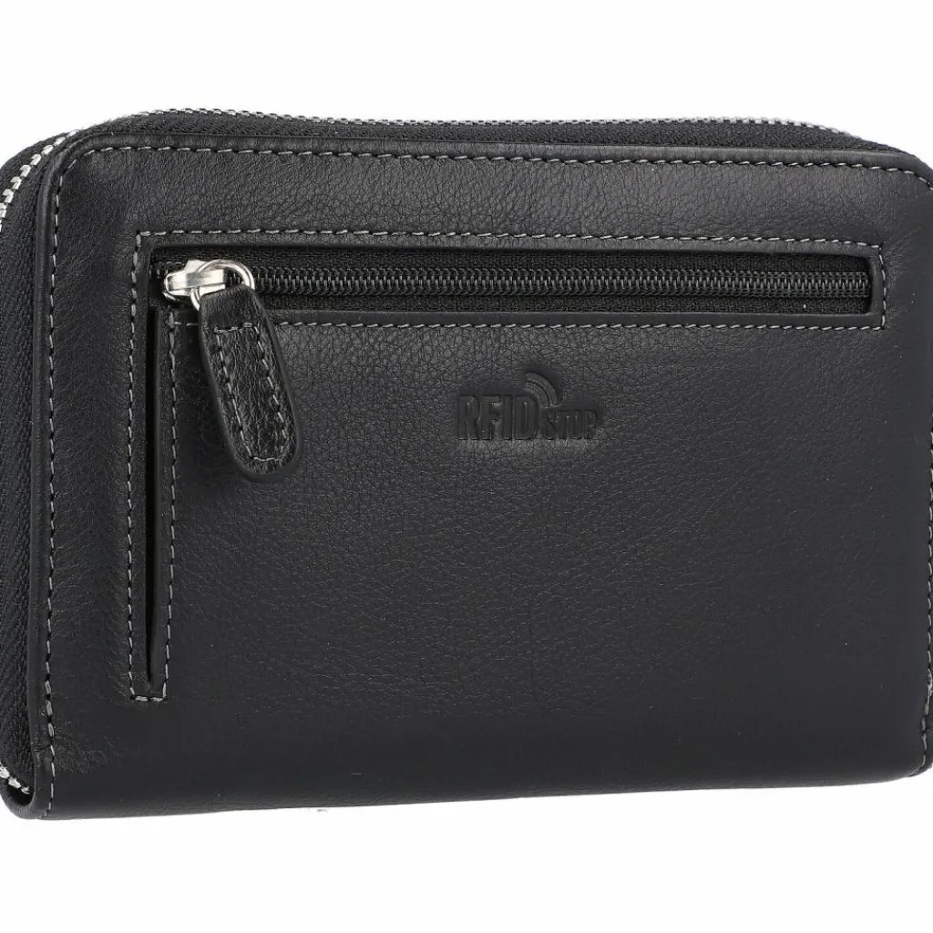 Picard Damengeldbörsen Querformat<Ladysafe Geldbörse RFID Leder 14,5 cm schwarz