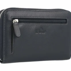 New Picard Ladysafe Geldbörse RFID Leder 14,5 cm navy