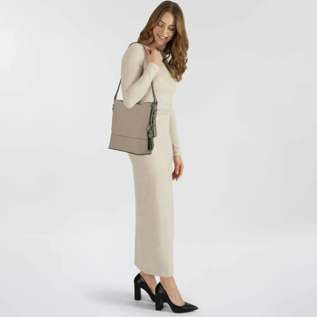 Online Picard Levante Schultertasche Leder 37 cm gravel