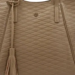 Discount Picard Lille Shopper Tasche Leder 43 cm taupe