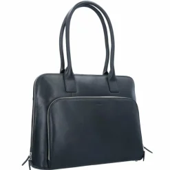 Picard Schultertaschen|Henkeltaschen<Milano Schultertasche Leder 43 cm Laptopfach schwarz
