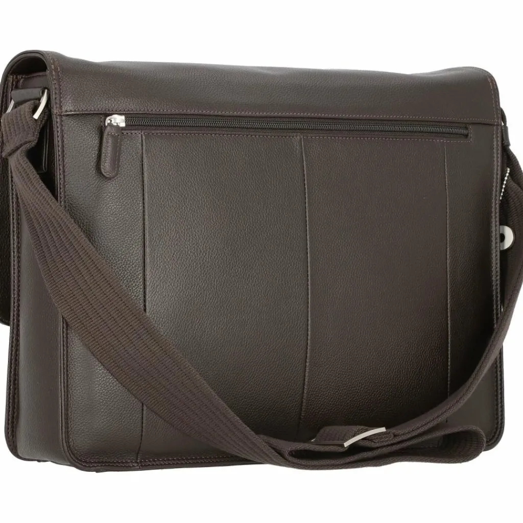 Picard Umhängetaschen<Milano Umhängetasche Leder 37 cm cafe