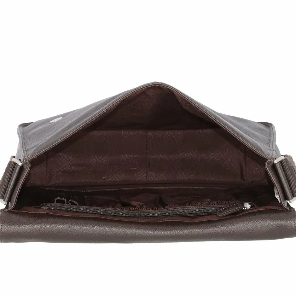 Picard Umhängetaschen<Milano Umhängetasche Leder 37 cm cafe