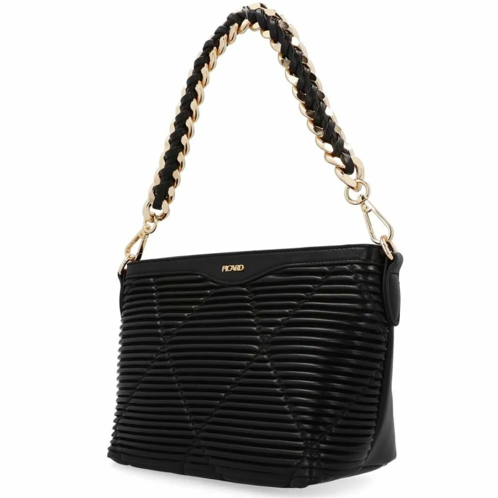 Picard Schultertaschen<Paris Schultertasche 26 cm schwarz