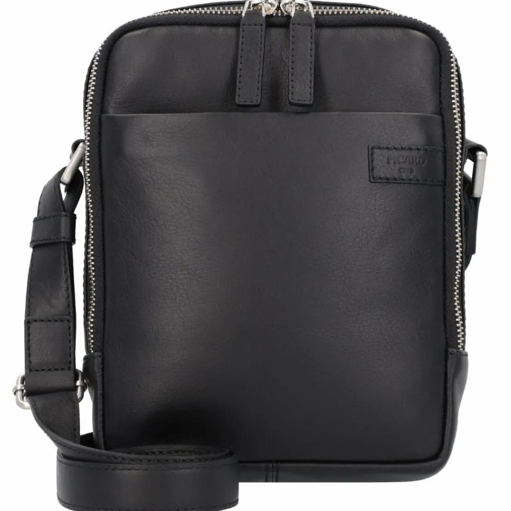 Picard Umhängetaschen<Relaxed Umhängetasche Leder 17 cm schwarz