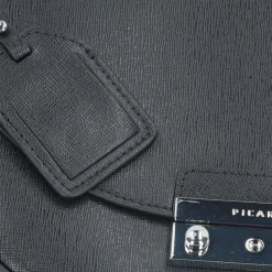 Best Picard Superstar Umhängetasche Leder 29 cm schwarz