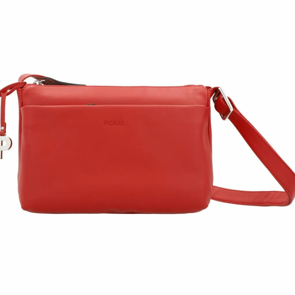 Picard Umhängetaschen<Timeless Umhängetasche Leder 18 cm rot