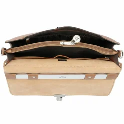 Best Picard Toscana Aktentasche Leder 37 cm Laptopfach camel
