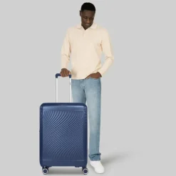 Hot Picard Vienna 4 Rollen Trolley M 65 cm mit Dehnfalte navy blue