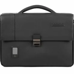 Piquadro Aktentaschen<Akron Aktentasche Leder 42 cm Laptopfach black