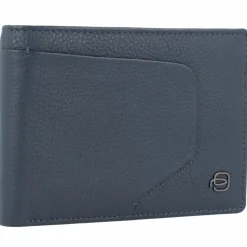 Piquadro Herrengeldbörsen Querformat<Akron Geldbörse RFID Leder 13 cm blue
