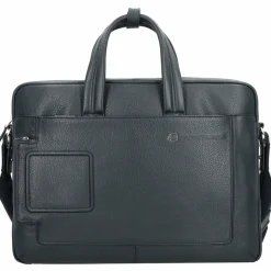 Piquadro Laptoptaschen|Aktentaschen<Aktentasche Leder 44 cm Laptopfach dunkelblau