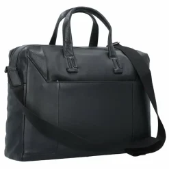Piquadro Laptoptaschen|Aktentaschen<Aktentasche Leder 43.5 cm Laptopfach black