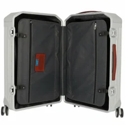 Piquadro Hartgepäck|4-Rollen Koffer<Alu 4-Rollen Trolley 69 cm grey-tobacco