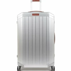 Piquadro Hartgepäck|4-Rollen Koffer<Alu 4-Rollen Trolley 79 cm grey-tobacco