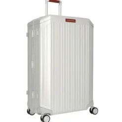 Piquadro Hartgepäck|4-Rollen Koffer<Alu 4-Rollen Trolley 79 cm grey-tobacco