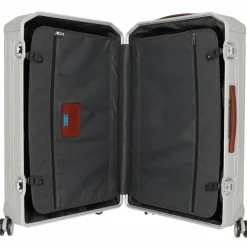 Piquadro Hartgepäck|4-Rollen Koffer<Alu 4-Rollen Trolley 79 cm grey-tobacco