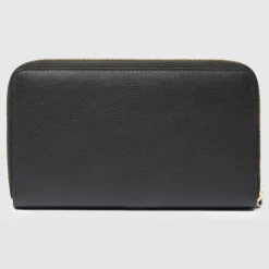 Piquadro Damengeldbörsen Querformat<Ashley Geldbörse RFID Schutz Leder 19 cm black