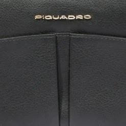 Piquadro Damengeldbörsen Querformat<Ashley Geldbörse RFID Schutz Leder 19 cm black