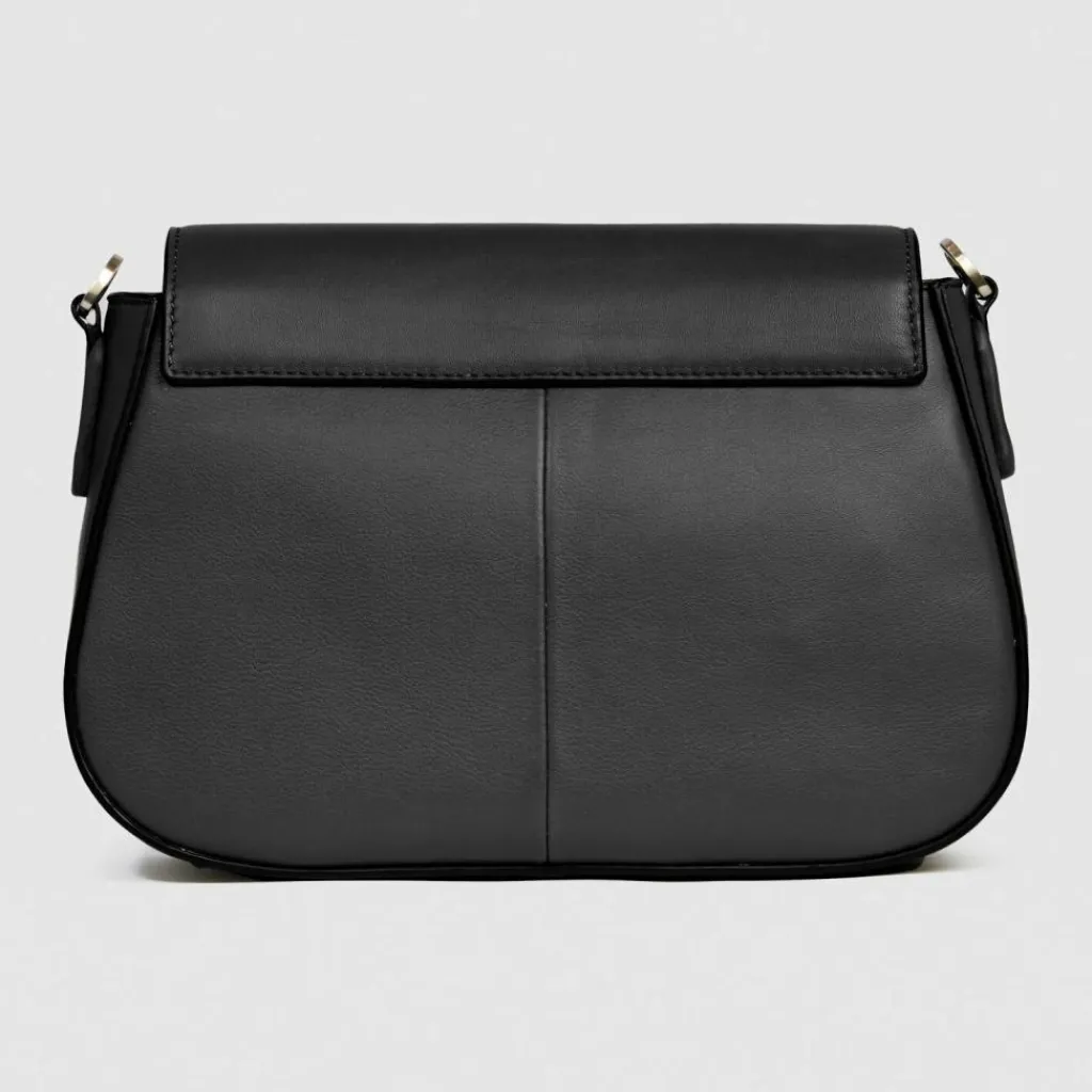 Sale Piquadro Ashley Umhängetasche Leder 25.5 cm black
