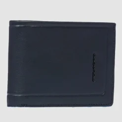 Piquadro Herrengeldbörsen Querformat<Atlas Geldbörse RFID Schutz Leder 13 cm black