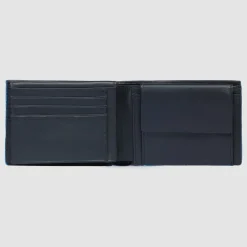 Piquadro Herrengeldbörsen Querformat<Atlas Geldbörse RFID Schutz Leder 13 cm black