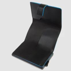 Online Piquadro Atlas Kreditkartenetui RFID Schutz Leder 10 cm black