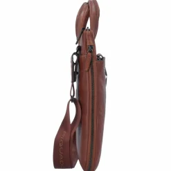 Piquadro Black Square Aktentasche Leder 42 cm Laptopfach