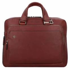 Piquadro Black Square Aktentasche Leder 40 cm Laptopfach