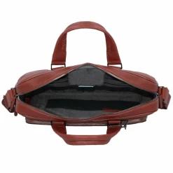 Piquadro Black Square Aktentasche Leder 40 cm Laptopfach