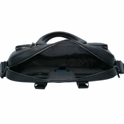Piquadro Black Square Aktentasche Leder 40 cm Laptopfach