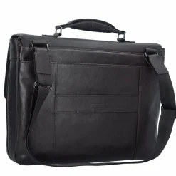 Piquadro Black Square Aktentasche Leder 40 cm Laptopfach
