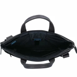 Piquadro Black Square Aktentasche Leder 42 cm Laptopfach