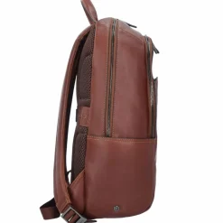 Piquadro Black Square Business Rucksack Leder 39 cm Laptopfach