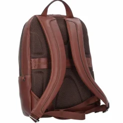 Piquadro Black Square Business Rucksack Leder 39 cm Laptopfach