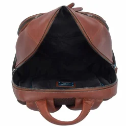 Piquadro Black Square Business Rucksack Leder 39 cm Laptopfach