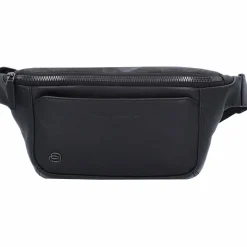 Piquadro Black Square Gürteltasche Leder 31 cm