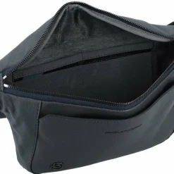 Piquadro Gürteltaschen<Black Square Gürteltasche Leder 31 cm blue4