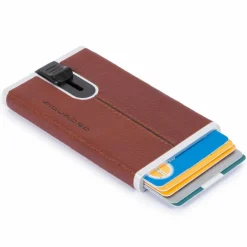 Piquadro Visitenkartenetuis<Black Square Kreditkartenetui RFID Leder 6 cm cuoio