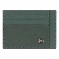 Hot Piquadro Black Square Kreditkartenetui Leder 11 cm green