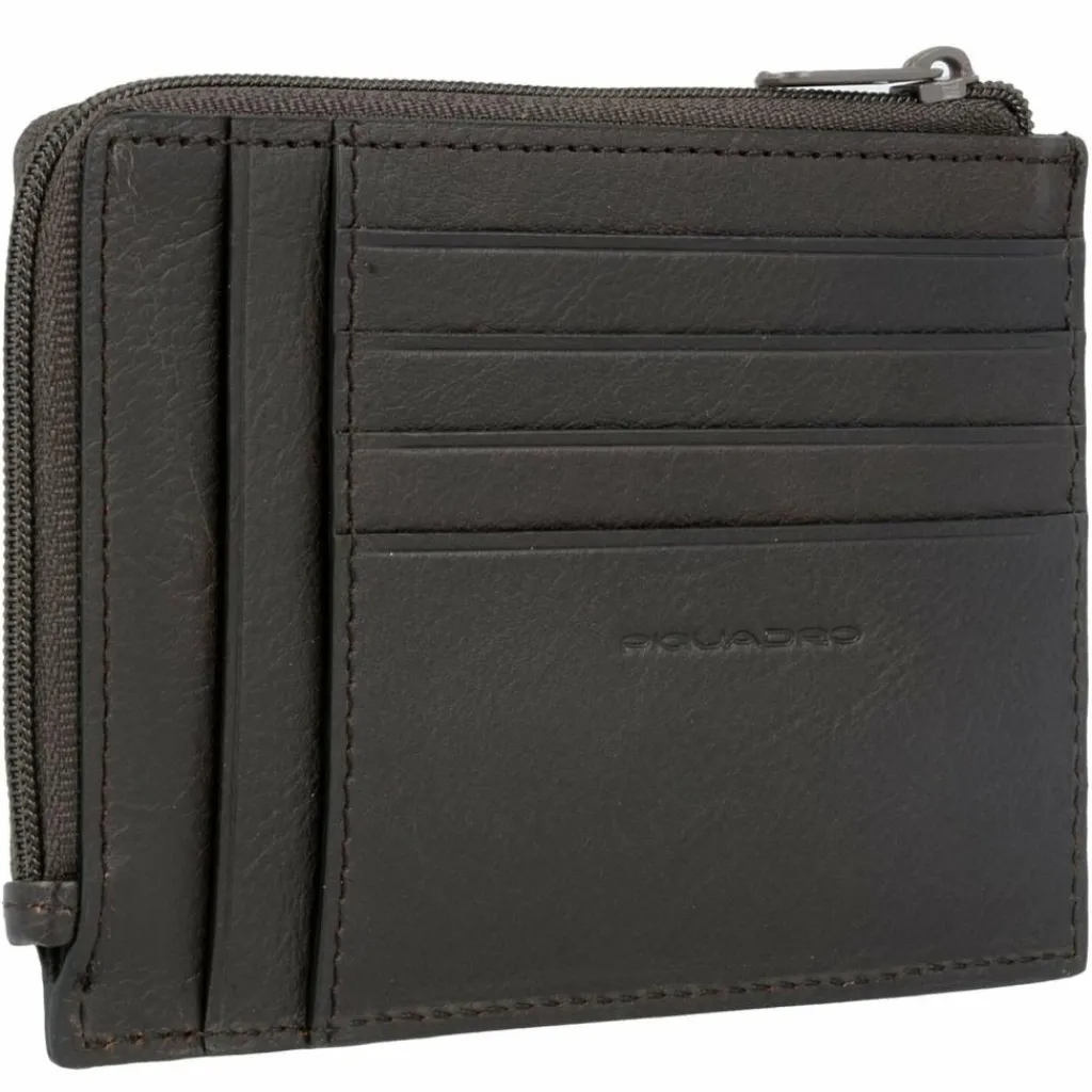 Piquadro Visitenkartenetuis<Black Square Kreditkartenetui RFID Leder 12,5 cm dunkelbraun