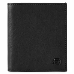 Discount Piquadro Square Kreditkartenetui RFID Schutz Leder 9 cm black