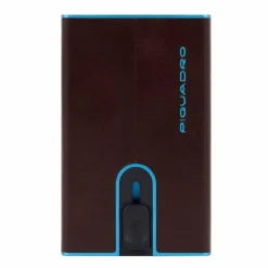 Piquadro Black Square Kreditkartenetui RFID Schutz Leder 6 cm