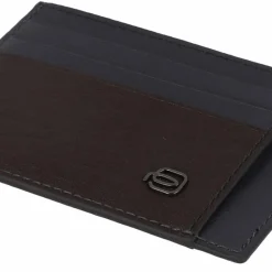 Piquadro Visitenkartenetuis<Black Square Kreditkartenetui Leder 11 cm blue-dark brown